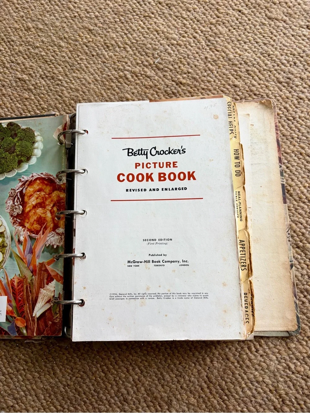 Vintage 1956 Betty Crocker Picture Cook Book + 1959 Frankly Fancy Foods